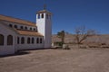 Derelict mining town in the Atacama Desert, Chile Royalty Free Stock Photo