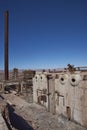 Derelict mining town in the Atacama Desert, Chile