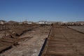 Derelict mining town in the Atacama Desert, Chile