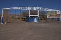 Derelict mining town in the Atacama Desert, Chile