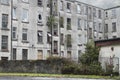 Derelict Old Housing Flats Cheap Rent Cuts UK England Ready To Be Knocked Down