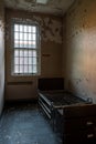 Derelict Patient Room + Bed - Abandoned Central Islip State Hospital - New York Royalty Free Stock Photo