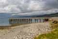 Derelict pier at Trefor, North Wales. Royalty Free Stock Photo