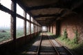 Derelict Railway Track to Alien City Ruins