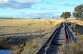 Derelict railway tracks through country NSW