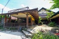 Derelict Remains of the Victory Bar and Restaurant in Poppies Lane, Kuta, Bali, Indonesia in 2022.