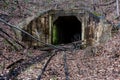 Narrow Gauge Railroad Tracks + Tunnel Entrance - Abandoned East Broad Top Railroad - Pennsylvania