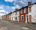 Derelict terraced houses in the North of England awaiting demolishon