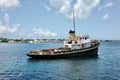 Derelict Tugboat Anchored in Marigot Bay, Saint Maarten