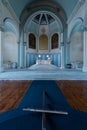 Derelict Sanctuary with Cross - Abandoned Mother of Sorrows Catholic Church - Philadelphia, Pennsylvania