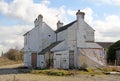 Derelict wrecked abandoned home