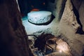 Derinkuyu underground city in Cappadocia, Turkey.