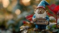 Garden Gnome Holding a \