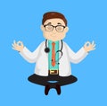 Dermatologist Doctor - Doing Meditation