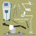 Dermatologist Equipment Set