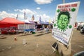 Derogatory China Covid Sign at a Trump Rally in Prescott Valley