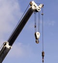 Derrick boom crane with hook