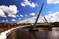 Derry peace bridge Northern Ireland