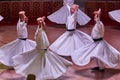 Dervish spirituality ceremony in Mevlana culture center. Sema. Konya, Turkey