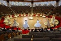 Dervish spirituality ceremony in Mevlana culture center. Sema. Konya, Turkey