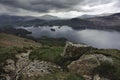 Derwent Water from Cat Bells Royalty Free Stock Photo
