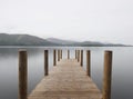 Derwent water Jetty Lake District Royalty Free Stock Photo