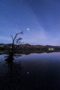 Derwent Water Jetty Nightfall Royalty Free Stock Photo