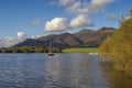 Derwent Water near Keswick in the Lake District Royalty Free Stock Photo