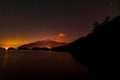 Derwent water night sky and the plough Royalty Free Stock Photo