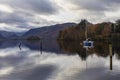 Derwentwater and Castle Crag Royalty Free Stock Photo