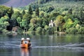 Derwentwater Ferry at Keswick in the Lakes District Royalty Free Stock Photo
