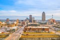 Des Moines Iowa skyline in USA Royalty Free Stock Photo
