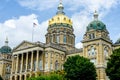 Des Moines Iowa State Capitol Royalty Free Stock Photo