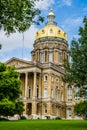 Des Moines Iowa State Capitol Royalty Free Stock Photo