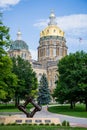 Des Moines Iowa State Capitol Royalty Free Stock Photo