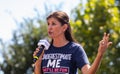 Former South Carolina Governor and Republican Presidential Candidate Nikki Haley Speaking at the Iowa State Fair in Des Moines,