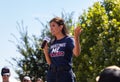 Former South Carolina Governor and Republican Presidential Candidate Nikki Haley Speaking at the Iowa State Fair in Des Moines,