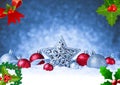 Merry Christmas background decorated. Christmas card as Merry Christmas greeting Royalty Free Stock Photo