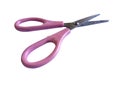 Pink Scissors Isolated on White Background, stationery item Royalty Free Stock Photo