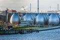 Desalination plant in hamburg port Royalty Free Stock Photo