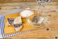 Desalting cod Royalty Free Stock Photo