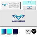 Clean and Versatile Logo Designs for Modern Brands Royalty Free Stock Photo