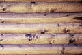 Desaturated vintage log cabin wall background with horizontal logs Royalty Free Stock Photo