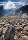 Descending Stob Dubh Royalty Free Stock Photo