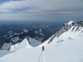 Descent from Belukha summit