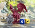 Descent board game, role playing game, dungeons and dragons, dnd Royalty Free Stock Photo