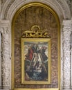 `Descent from the Cross` by Pedro de Campana in the main sacristy of the Seville Cathedral in Spain.