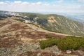 Descent from a Sniezka mountain top Royalty Free Stock Photo