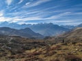 Descent to the valley from the Thorong-la Pass