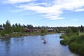 Deschutes River in Bend, Oregon Royalty Free Stock Photo